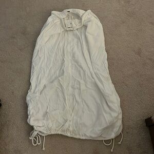 Free people ivory maxi skirt